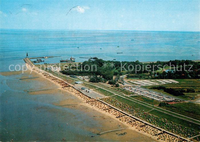 Doese Fliegeraufnahme Strandbad Kugelbake