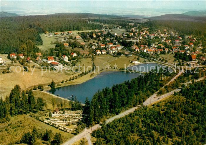 Hahnenklee-Bockswiese Harz Fliegeraufnahme See