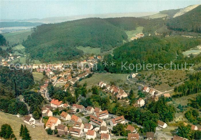 Grund Harz Bad Panorama vom Schoenhofsblick
