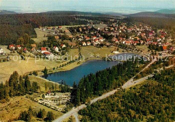 Hahnenklee-Bockswiese Harz Fliegeraufnahme See