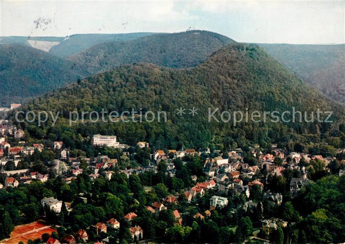Harzburg Bad Fliegeraufnahme Sanatorium Burgberg