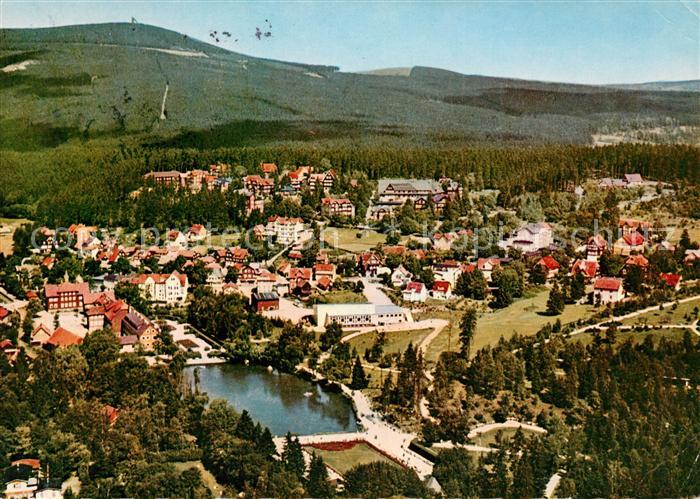 Braunlage Fliegeraufnahme Schanze See