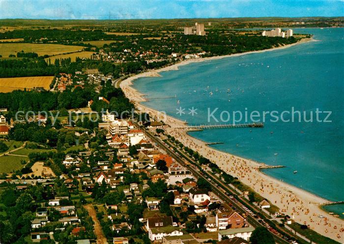 Haffkrug Ostseebad Fliegeraufnahme Strand