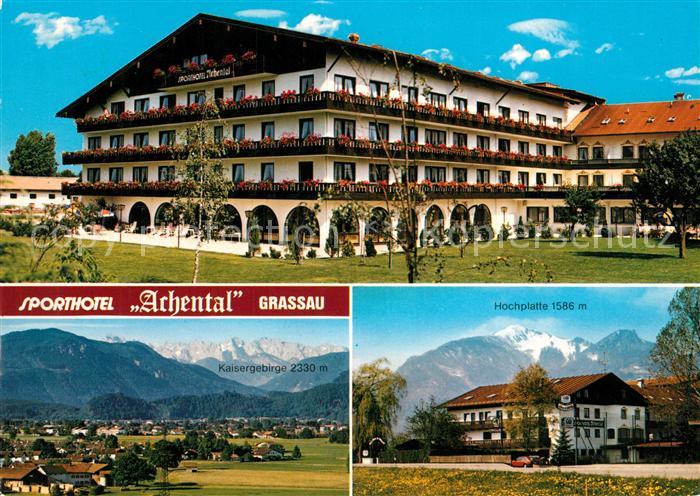 Grassau Chiemgau Sporthotel Achental Hochplatte Kaisergebirge