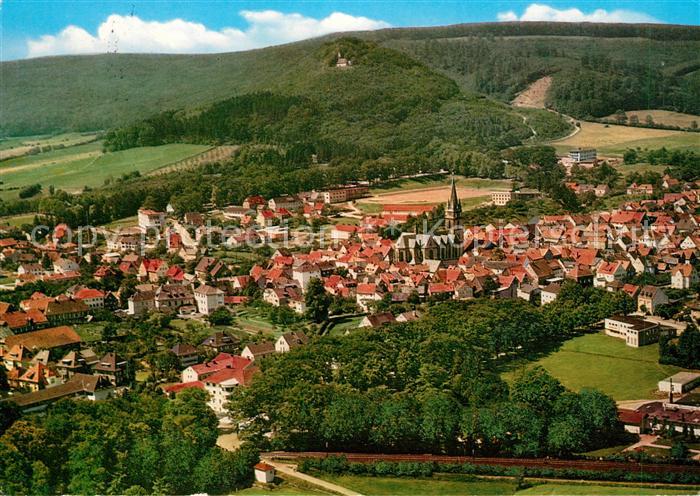Driburg Bad Fliegeraufnahme Kirche