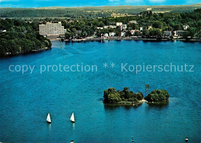 Malente-Gremsmuehlen Fliegeraufnahme Segelboote Hotel