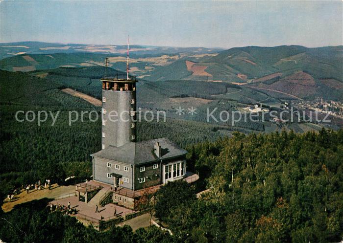 Kirchhundem Aussichtsturm Hohe Bracht Fliegeraufnahme