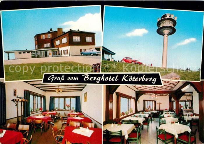 Koeterberg Berghotel Gaststaette Koeterberg