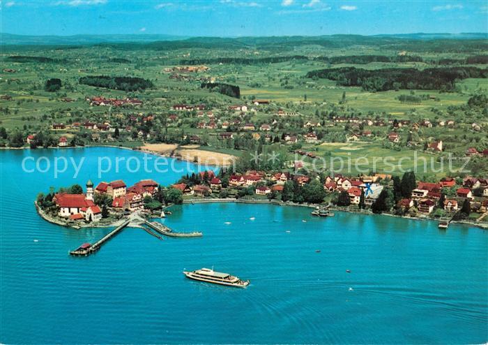 Wasserburg Bodensee Fliegeraufnahme
