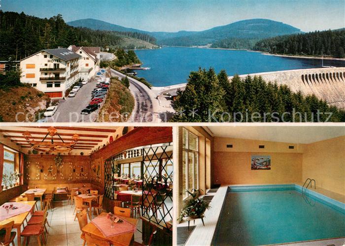Schwarzenbachtalsperre Schwarzenbachhotel Hallenschwimmbad