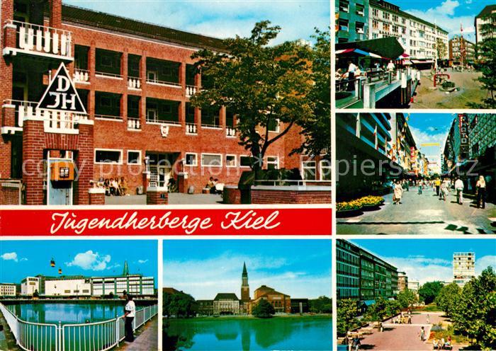 Kiel Jugendherberge Kirche Fussgaengerzone