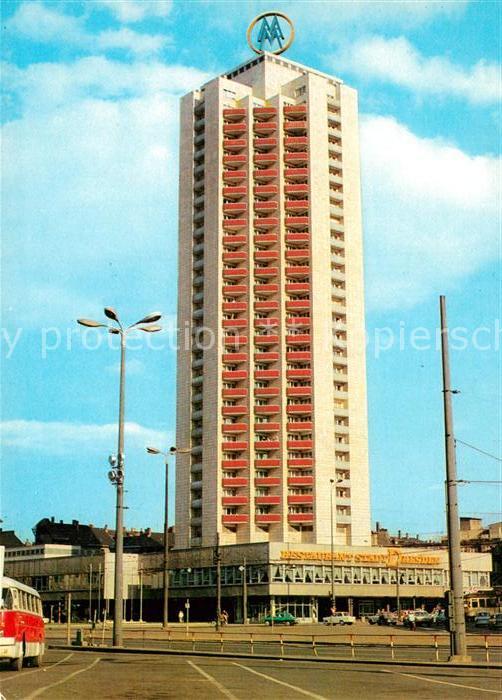 LEIPZIG Sachsen Wohnhochhaus Wintergartenstrasse Restaurant Stadt Dresden