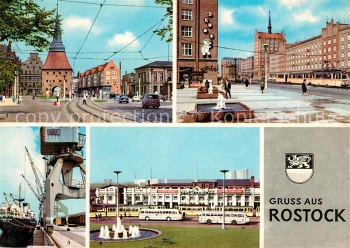 Rostock Steintor Lange Strasse Oberseehafen Bahnhof