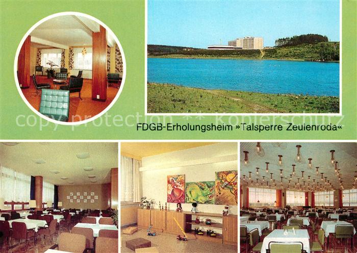 Zeulenroda-Triebes FDGB Erholungsheim Talsperre Zeulenroda