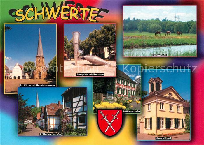 Schwerte Koetterbachstrasse Haus Villigst Muehlenstrasse Postplatz