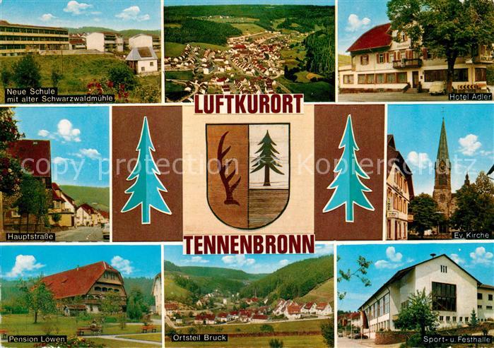 Tennenbronn Neue Schule Schwarzwaldmuehle Hotel Adler Pension Loewen