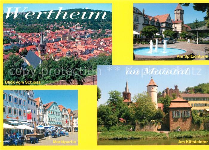 Wertheim Main Spitzenturm Kittsteintor Marktplatz