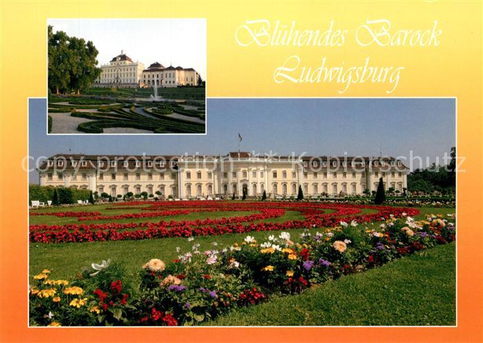 Ludwigsburg Wuerttemberg Residenzschloss Bluehendes Barock