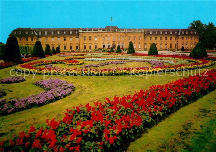 Ludwigsburg Wuerttemberg Schloss Gartenschau Bluehendes Barock Gartenanlage