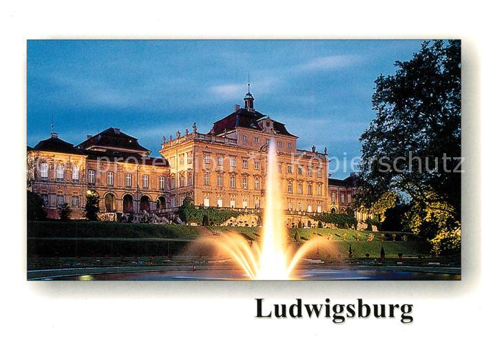 Ludwigsburg Wuerttemberg Residenzschloss Nordfassade