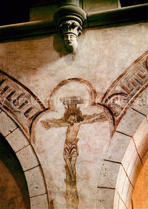 Limburg Lahn Dom Kruzifixus Fresko Suedquerhaus