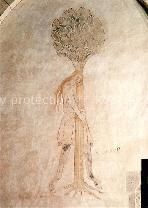 Limburg Lahn Dom Samson Fresko Suedquerhaus