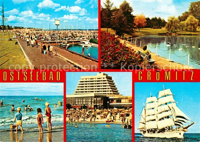 Groemitz Ostseebad Segelschiff Strand Hotel