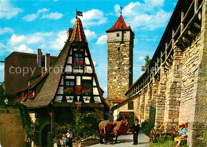 Rothenburg Tauber Gerlachschmiede Wehrgang