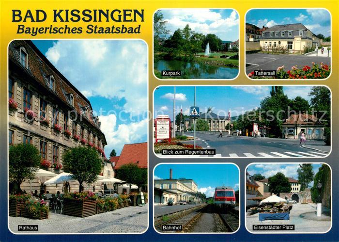 Bad Kissingen Kurpark Rathaus Tattersall Bahnhof