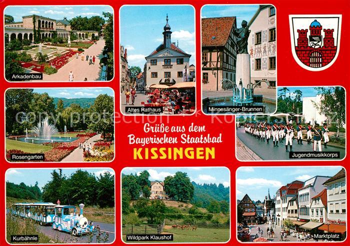 Bad Kissingen Jugendmusikkorps Kurbaehnle Arkadenbau Minnesaenger-Brunnen