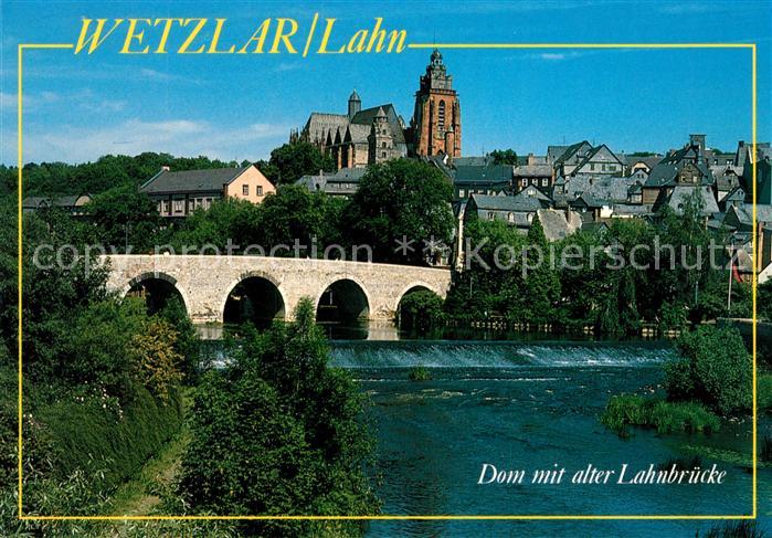 Wetzlar Dom Alte Lahnbruecke