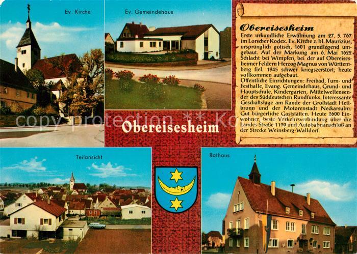 Obereisesheim Kirche Gemeindehaus Rathaus