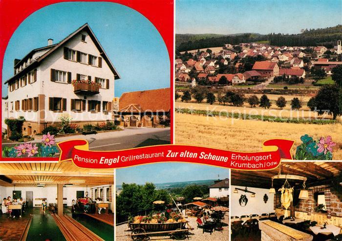 Krumbach Odenwald Pension Engel Gaestehaus Antonia Grillrestaurant Zur alten Sch