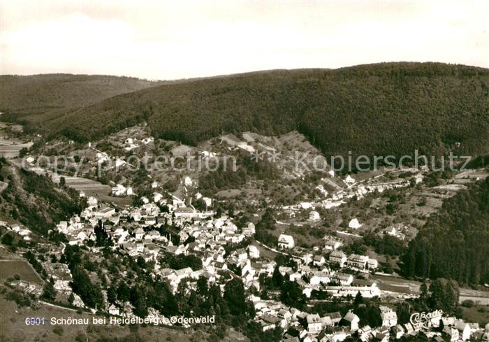 Schoenau Odenwald Fliegeraufnahme