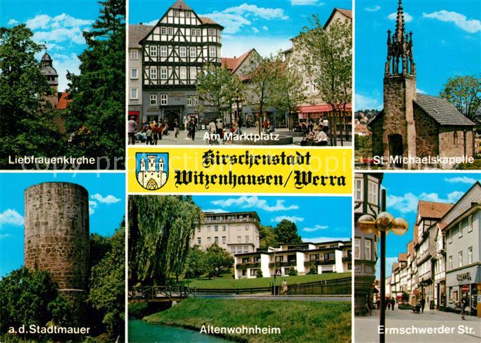 Witzenhausen Marktplatz Ermschwerder Strasse Altenwohnheim Liebfrauenkirche