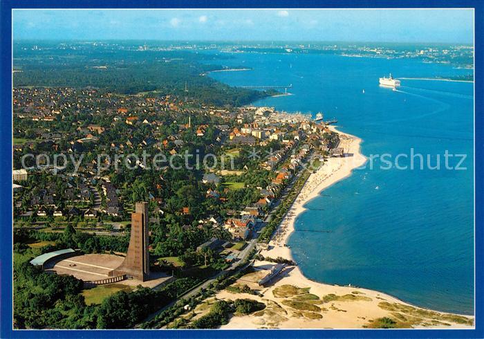 Laboe Fliegeraufnahme Marine-Ehrenmal Kieler Innenfoerde