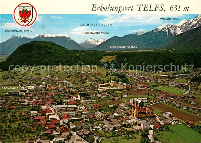 Telfs Tirol Fliegeraufnahme