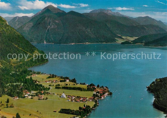 Walchensee Fliegeraufnahme Benediktinerwand