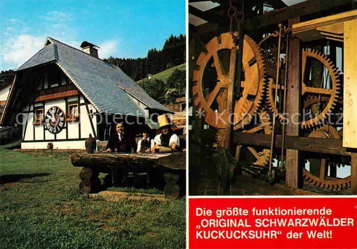 Schonach Schwarzwald Weltgroesstes Holzraederwerk Kuckucksruf