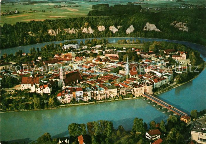 Wasserburg Inn Fliegeraufnahme