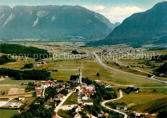 Anger Chiemgau Fliegeraufnahme Untersberg
