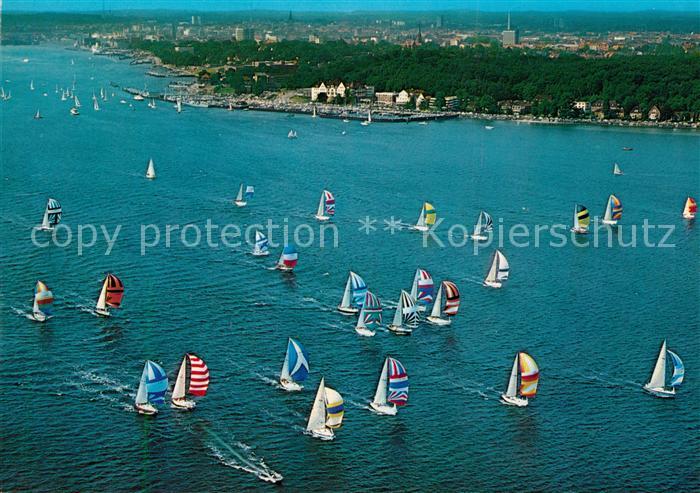 Kiel Fliegeraufnahme Segelregatta