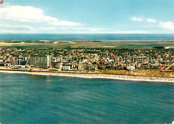 Westerland Sylt Fliegeraufnahme Strand