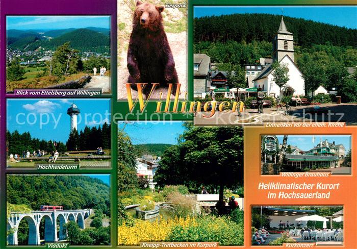 Willingen Sauerland Viadukt Kneipp Tretbecken Kurpark Kurkonzert Linnenkerl Kirc