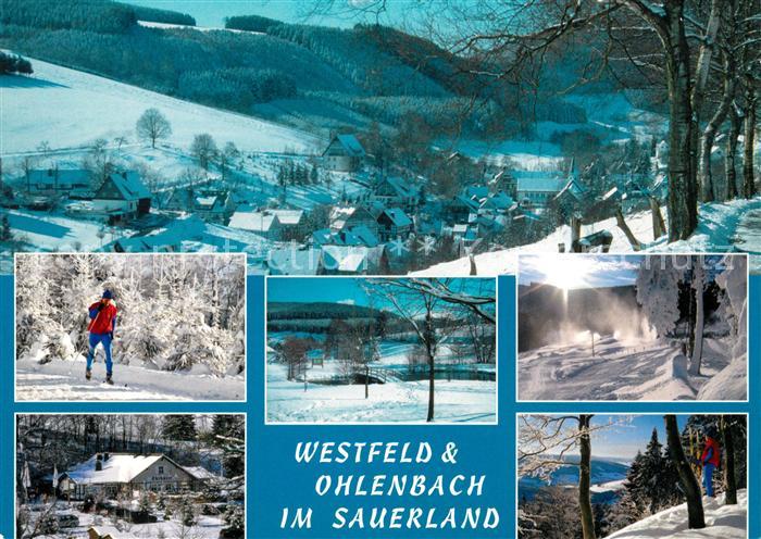 Westfeld Sauerland Ohlenbach Winterlandschaften