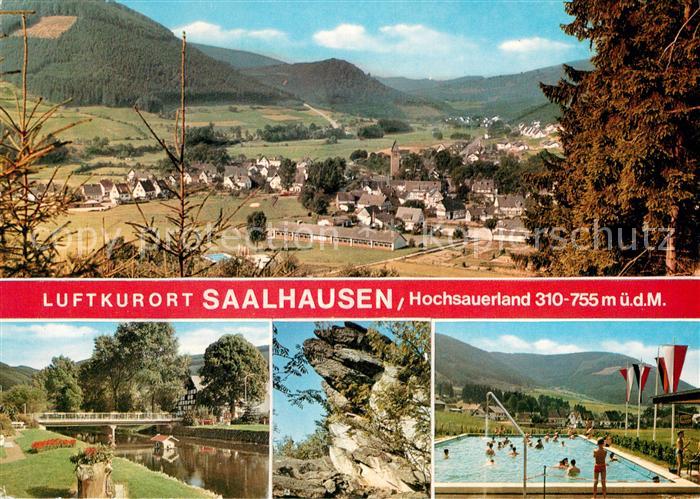Saalhausen Sauerland Panorama Freibad Kurpark