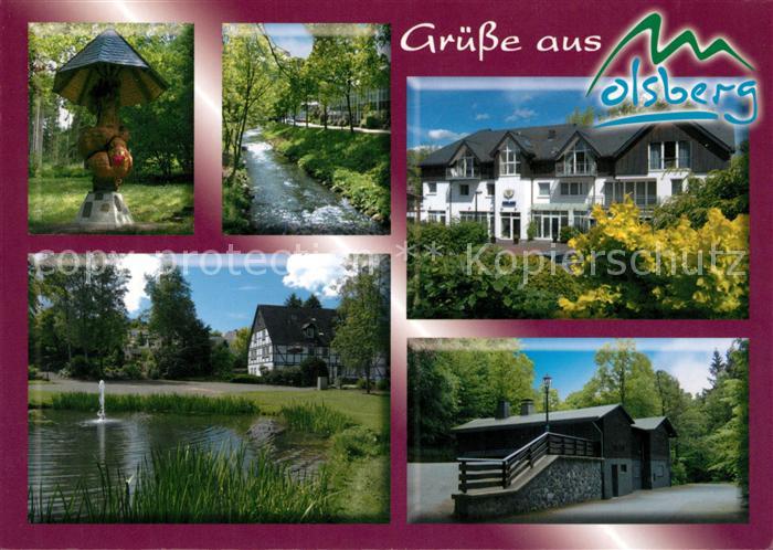 Olsberg Sauerland Fontaene Fachwerkhaus diverse Ansichten