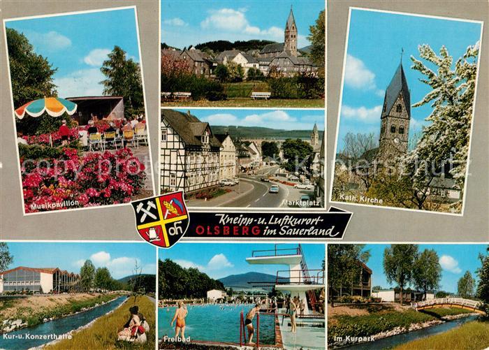 Olsberg Sauerland Schwimmbad Kurhaus Konzerthaus Marktplatz