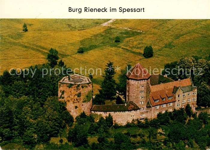 Rieneck Fliegeraufnahme Burg