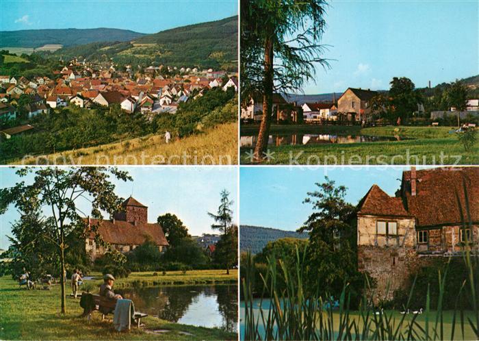 Burgsinn Wasserburg Panorama